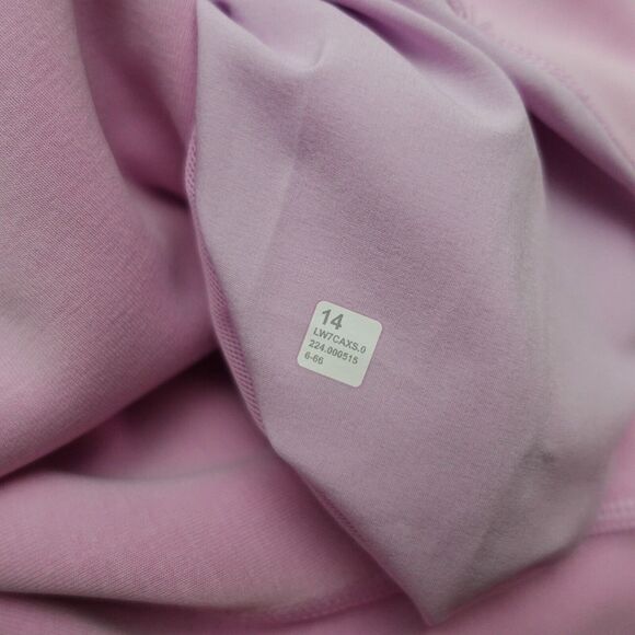 New Lululemon Size 14 Softstreme High Rise HR Short 4” VITP Vita Pink Vitapink - Picture 6 of 7